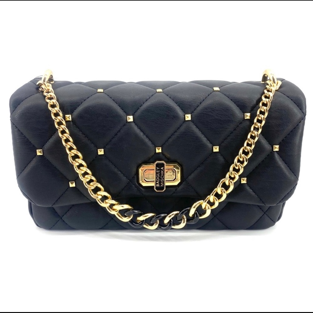 Black Badgley Mischka purse NWT